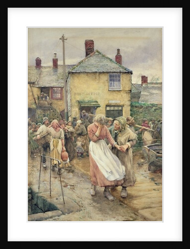Among the Missing, 1884 by Walter Langley
