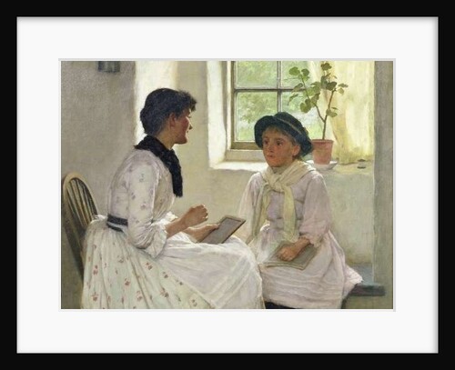 The Lesson, 1889 by Edwin Harris