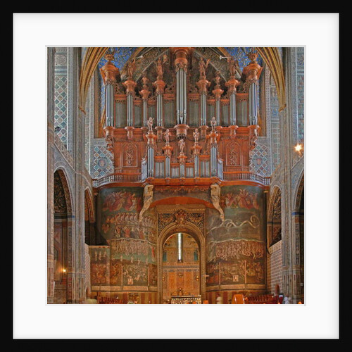 Depicting the organ with the Last Judgement by French School