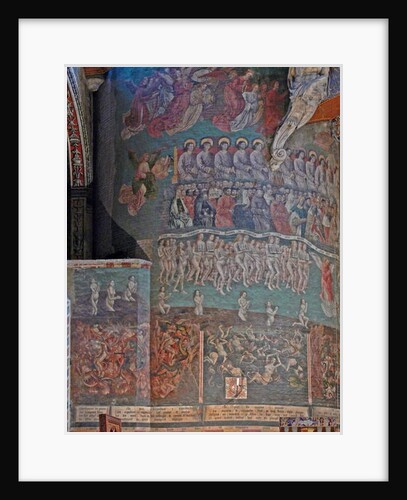Depicting part of the Last Judgement by French School
