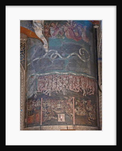 Depicting part of the Last Judgement by French School