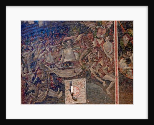 Depicting part of the Last Judgement by French School