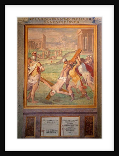 The Martyrdom of St Peter by Cristoforo & Tempesta Antonio Roncalli