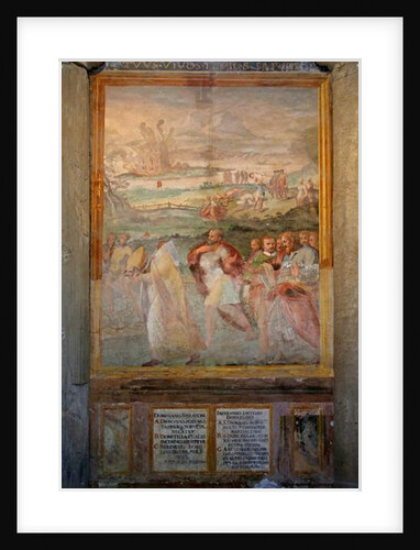 St. Denis and St. Domitilla by Cristoforo & Tempesta Antonio (1555-1630) Roncalli