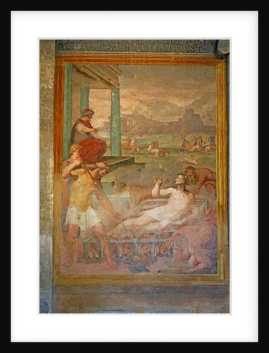 Martyrdom, possibly of St Lawrence by Cristoforo & Tempesta Antonio (1555-1630) Roncalli