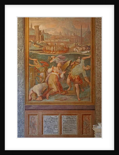 St Catherine breaks the wheel by Cristoforo & Tempesta Antonio Roncalli