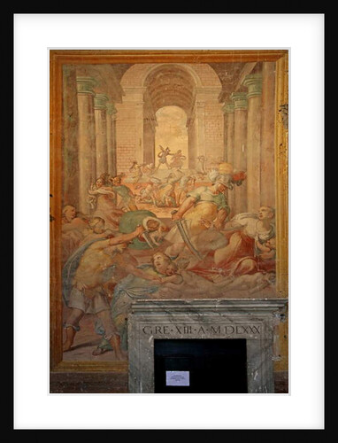 Martyrdom of numerous saints by Cristoforo & Tempesta Antonio (1555-1630) Roncalli