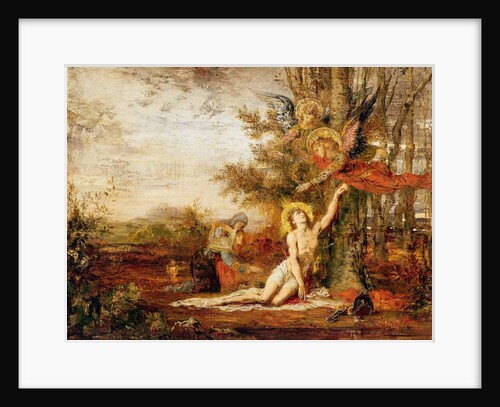 Christ with Angels by Gustave Moreau