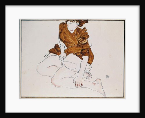 Seated Woman, 1912 by Egon Schiele