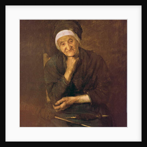 Old woman from Aulus by Marie Mrs Dujardin-Beaumetz Petiet