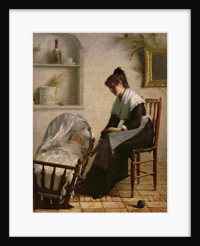 Young mother from Arles by Henri Bouchet-Doumeng