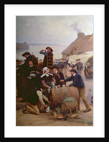 The Pardon in Brittany by Theophile Louis Deyrolle