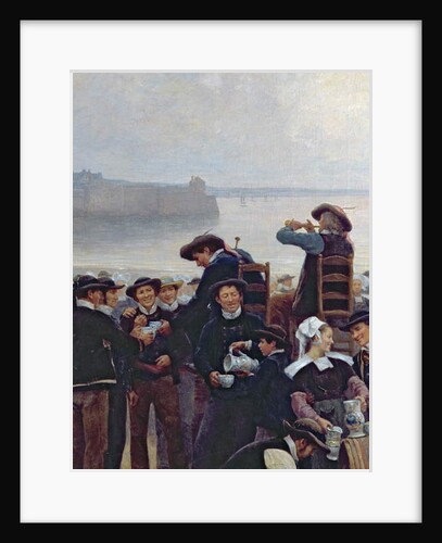 The Pardon in Brittany by Theophile Louis Deyrolle