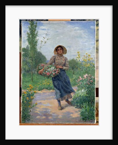 Picking flowers, 1897 by Albert Lambert