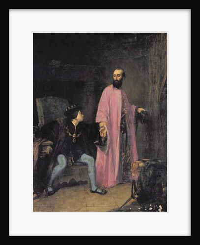 Louis XI and his doctor, 1857 by Eugene Lagier