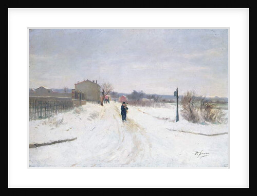 Snowy landscape by Paul Sourou