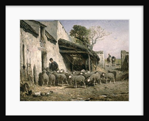 The Return of the flock to the sheepfold by Felix Saturnin Brissot de Warville