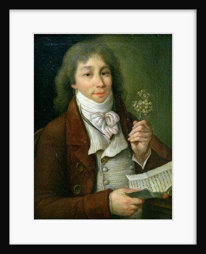Portrait of Fabre d'Eglantine with his golden eglantine by Francois Thomire