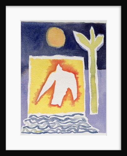 Tree, Sun and Rising Bird, 1989 by Peter Davidson