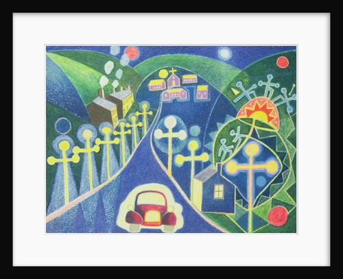 Mystical Village, 1985 by Peter Davidson