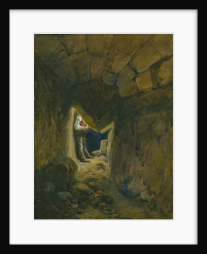 Fallen Voussoir of Robinson's Arch, Jerusalem, 1871 by William 'Crimea' Simpson