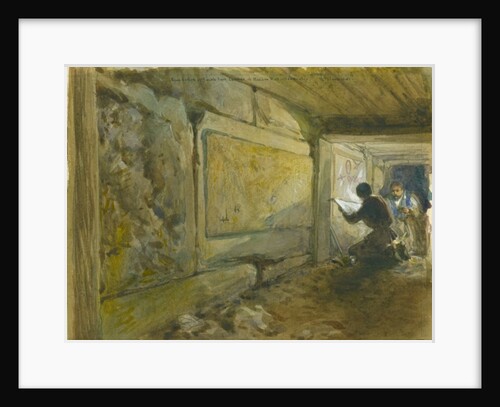 Foundation of South East Corner of Haram Wall, Jerusalem by William 'Crimea' Simpson