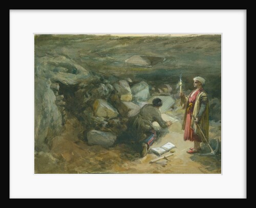 Rock-Cut Cistern under Robinson's Arch, Jerusalem, 1871 by William 'Crimea' Simpson