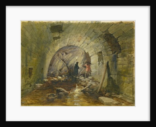 Tunnel under the Via Dolorosa, Jerusalem, 1869 by William 'Crimea' Simpson