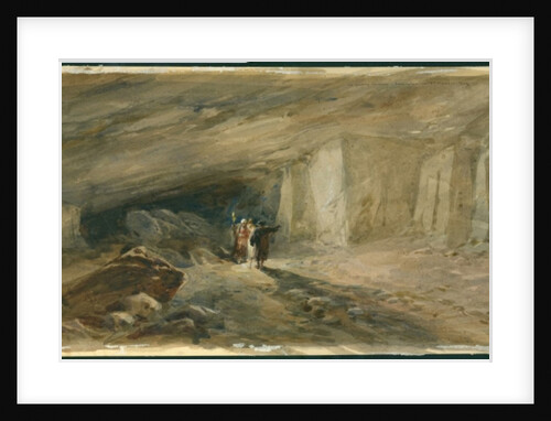 The Quarry Caverns, Jerusalem, 1869 by William 'Crimea' Simpson