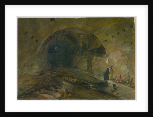 Wilson's Arch, Jerusalem, 1870 by William 'Crimea' Simpson