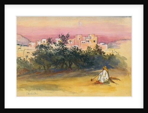 Jeba Village, 1872 by Claude Conder