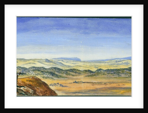 Plain of Esdraelon & Carmel, View from Ras el'Akrah, 1872 by Claude Conder