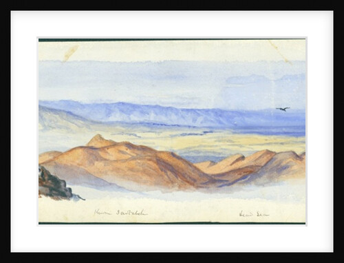 Karn Sartabeh, Jordan Valley, 1872 by Claude Conder