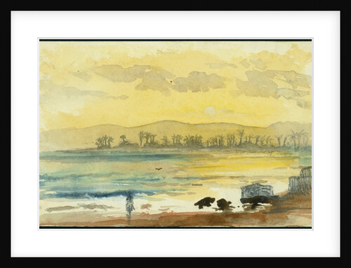 Sunrise near Haifa, 1872 by Claude Conder