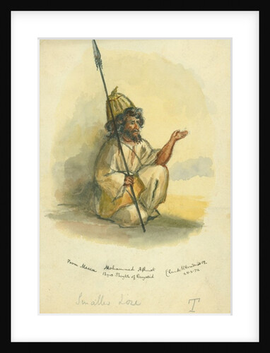Mohammed Ahmet from Mecca, 1872 by Claude Conder