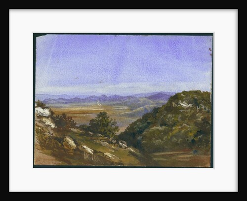 The Mahrakah and view over the plain to Jezreel, 1872 by Claude Conder