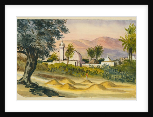 Desert town by Claude Conder