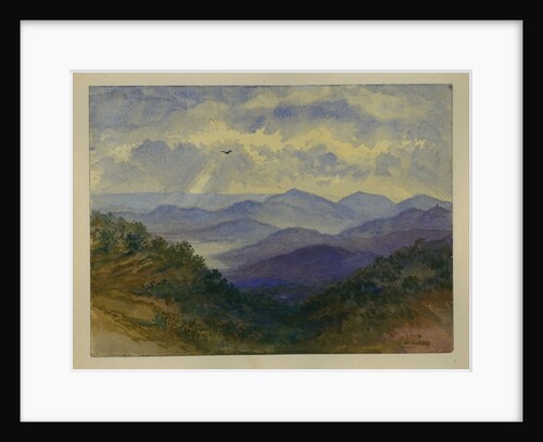 View towards Mediterranean Sea by Claude Conder