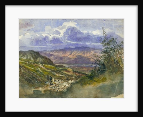 Jordan Valley looking East to Mount Gilead by Claude Conder
