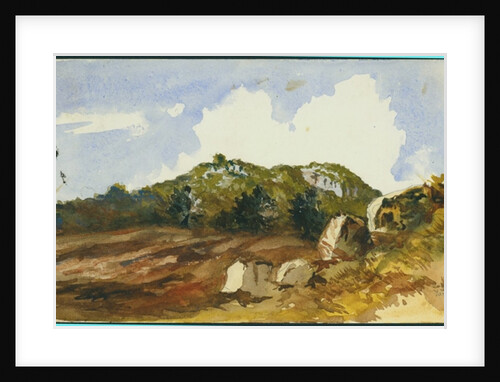 The Mahrakah, Carmel, 1872 by Claude Conder