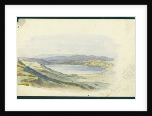 Mount Hermon and the Sea of Galilee, 1874 by Claude Conder