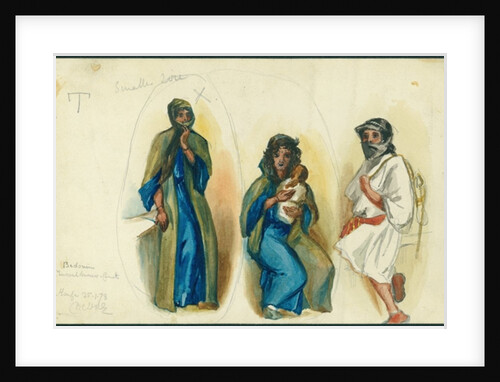 Bedouin Charcoal Burners, Mount Carmel, near Haifa, 1873 by Claude Conder