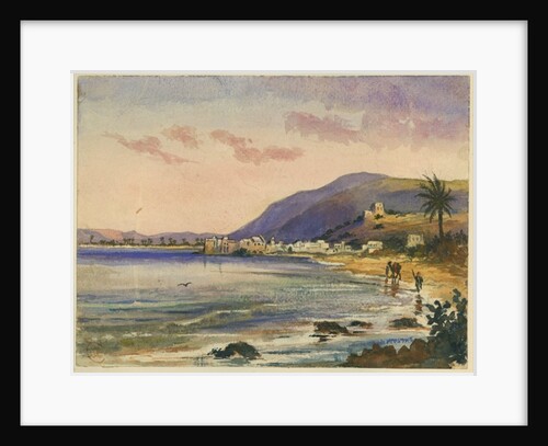 Haifa with Carmel Ridge behind by Claude Conder