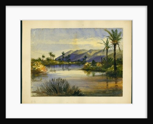 The Mouth of the River Kishon and Mount Carmel by Claude Conder