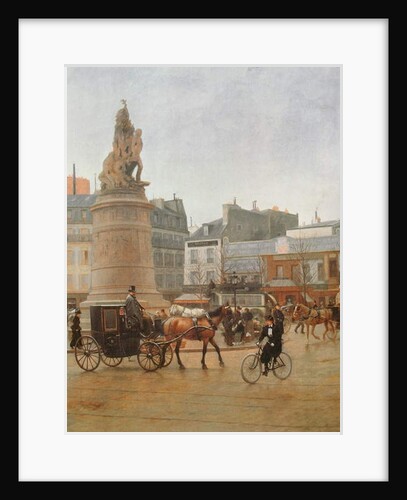 La Place Clichy, Paris, 1896 by Edmond Georges Grandjean