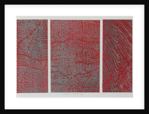 Triptych in Red and Grey by Peter A Ford