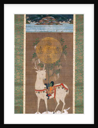 Kasuga Deer with Mandala, Muromachi period by School Japanese