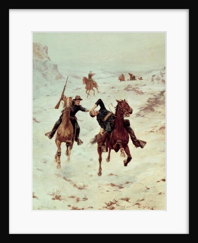 The Despatch Riders, 1900 by Charles Schreyvogel