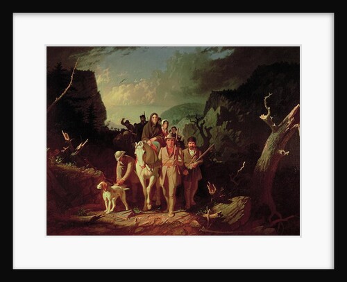 Daniel Boone escorting settlers through the Cumberland Gap, 1851-52 by George Caleb Bingham