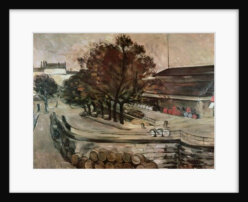 The Halle aux Vins, seen from the rue de Jussieu, 1872 by Paul Cezanne